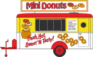 Oxford Diecast Mobile Trailer Mini Donuts HO Gauge 87TR019