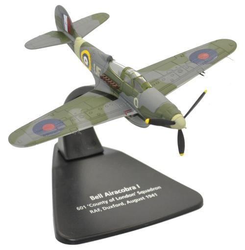 Oxford Aviation AC071 Bell Airacobra I 601 C. of London Sqn RAF Duxford '40 1:72