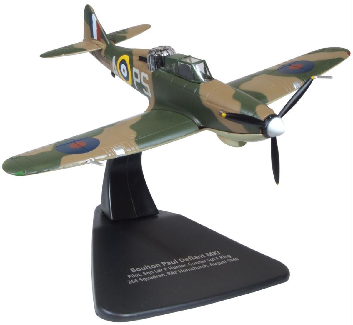 Oxford Aviation AC109  Boulton Paul Defiant 264 Sqn. RAF Hornchurch 1940 1:72
