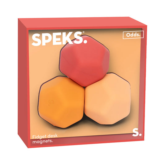 Speks Odds - Orange Planes 3-Pack Adult Fidget Stress-Relief