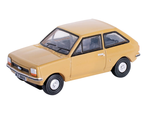 Oxford Diecast Ford Fiesta Mk1 Nevada Beige N Gauge NFF002