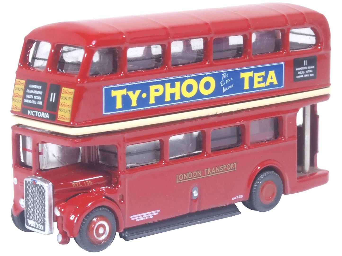 Oxford Diecast Regent RTL Bus London Transport ODNRTL005 N Gauge