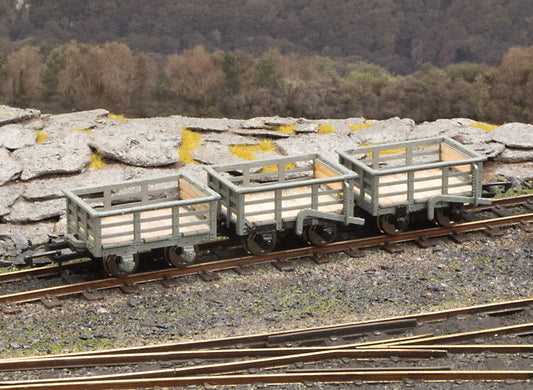 PECO OR-164 Slate Wagon L/Cut kit (3) NG7 Gauge