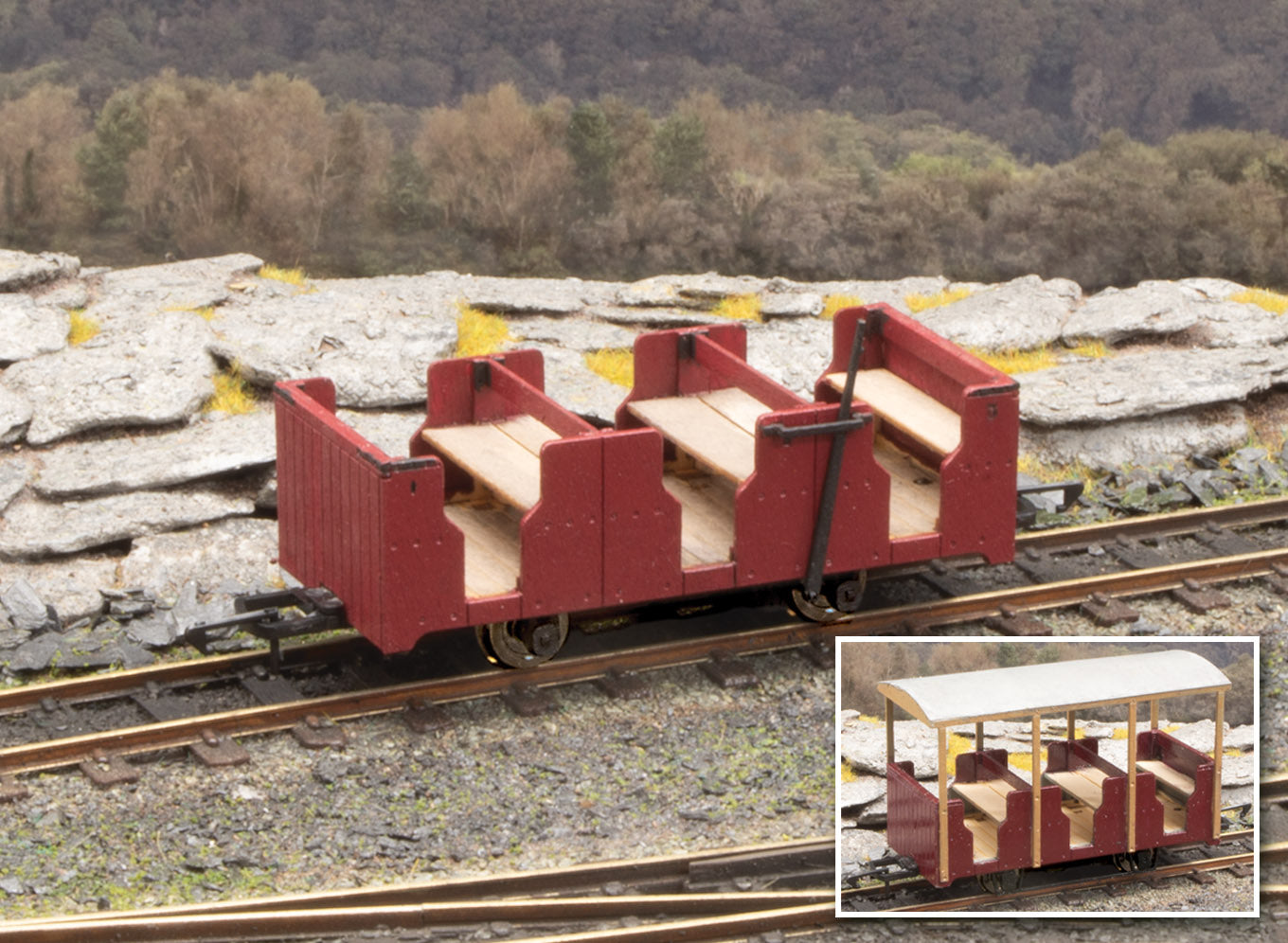 PECO OR-166 Workmans Coach L/Cut kit (1) NG7 Gauge