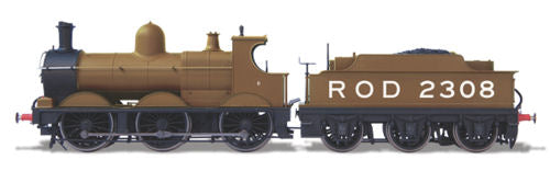 Oxford Rail 76DG009 Dean Goods Steam Locomotive ROD (ex-GWR) 2308 OO Gauge