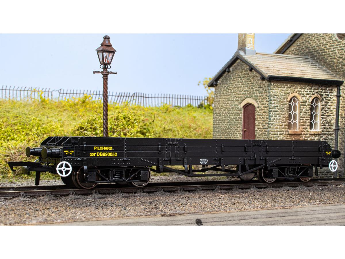Oxford Rail Pilchard Wagon BR Black DB990052 OR76PIL003A OO Gauge