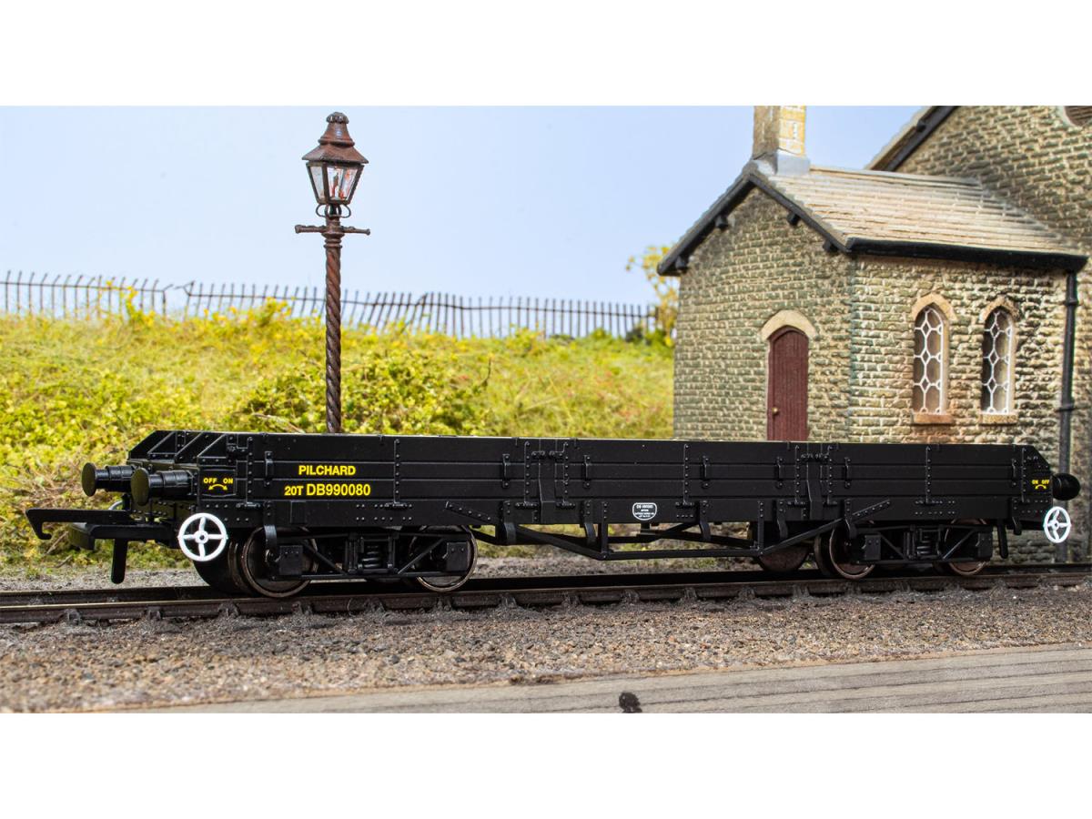 Oxford Rail Pilchard Wagon BR Black DB990080 OR76PIL003B OO Gauge