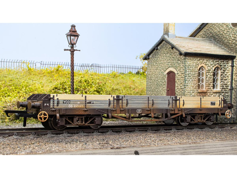 Oxford Rail Pilchard Wagon BR Bauxite DB990083 (TOPS) Weathered OR76PIL006BW OO