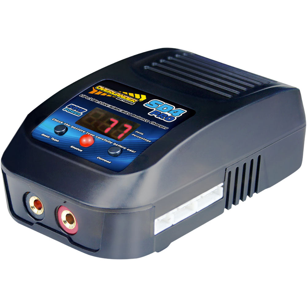 Overlander SD4 Pro 50W Balance Battery Charger NiMH/LiPo/LiFe - RC Car ...