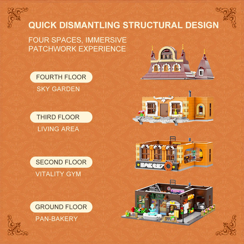Pantasy Bakery (4-Storey Building) - 2663pcs PA85013