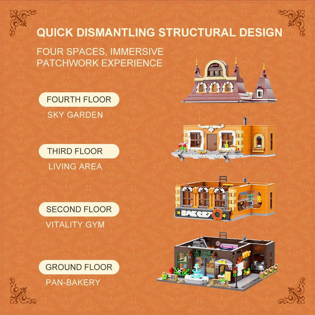 Pantasy Bakery (4-Storey Building) - 2663pcs PA85013
