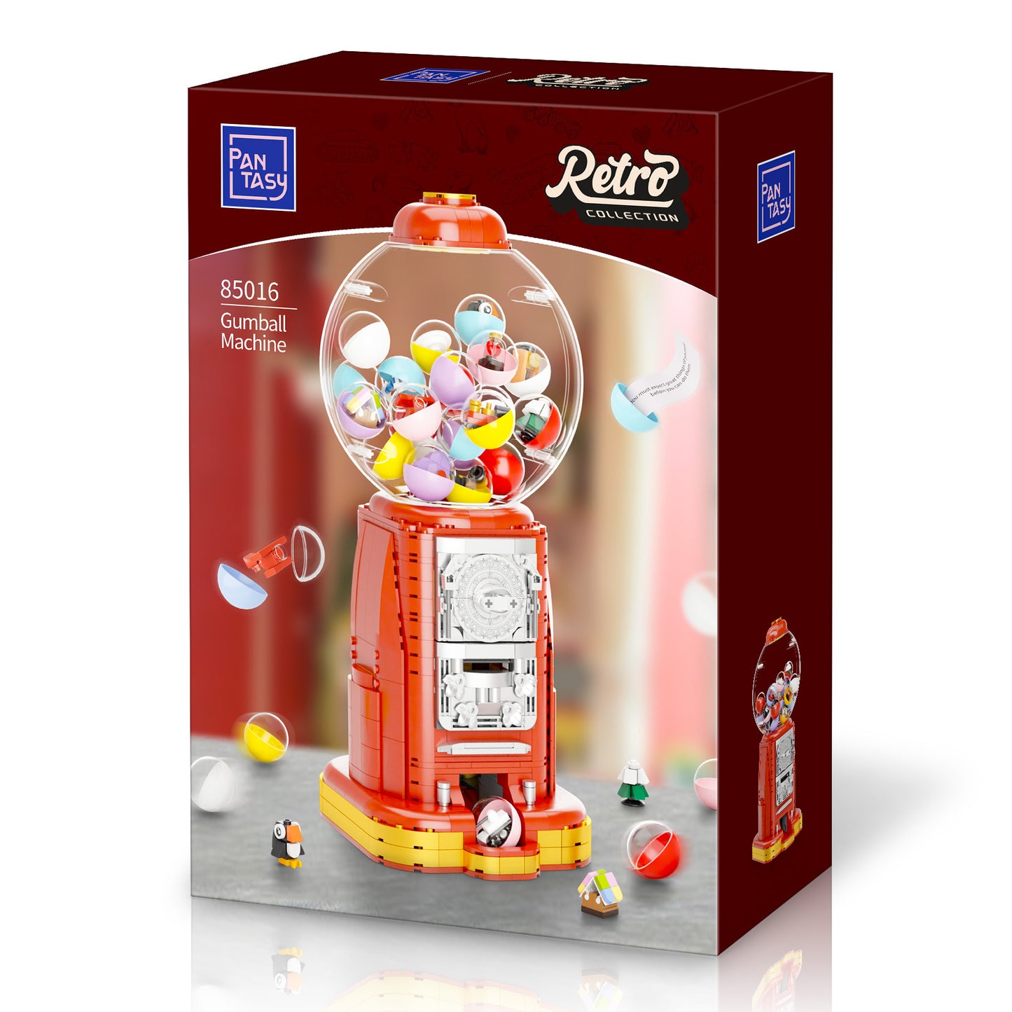 Pantasy Retro Gumball Machine - 936pcs PA85016
