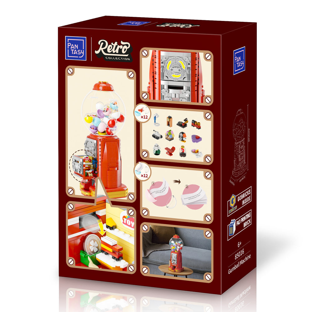 Pantasy Retro Gumball Machine - 936pcs PA85016