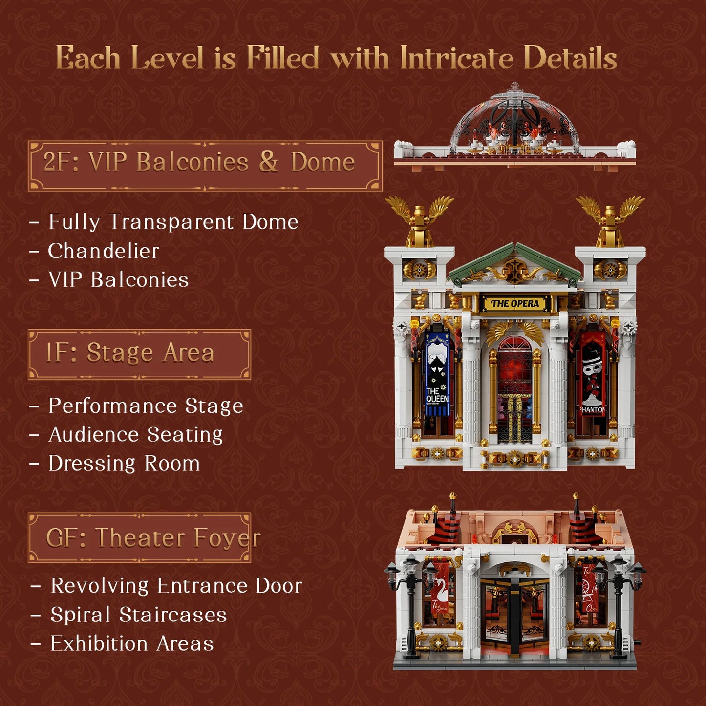 Pantasy The Opera Building - 3518pcs PA85019