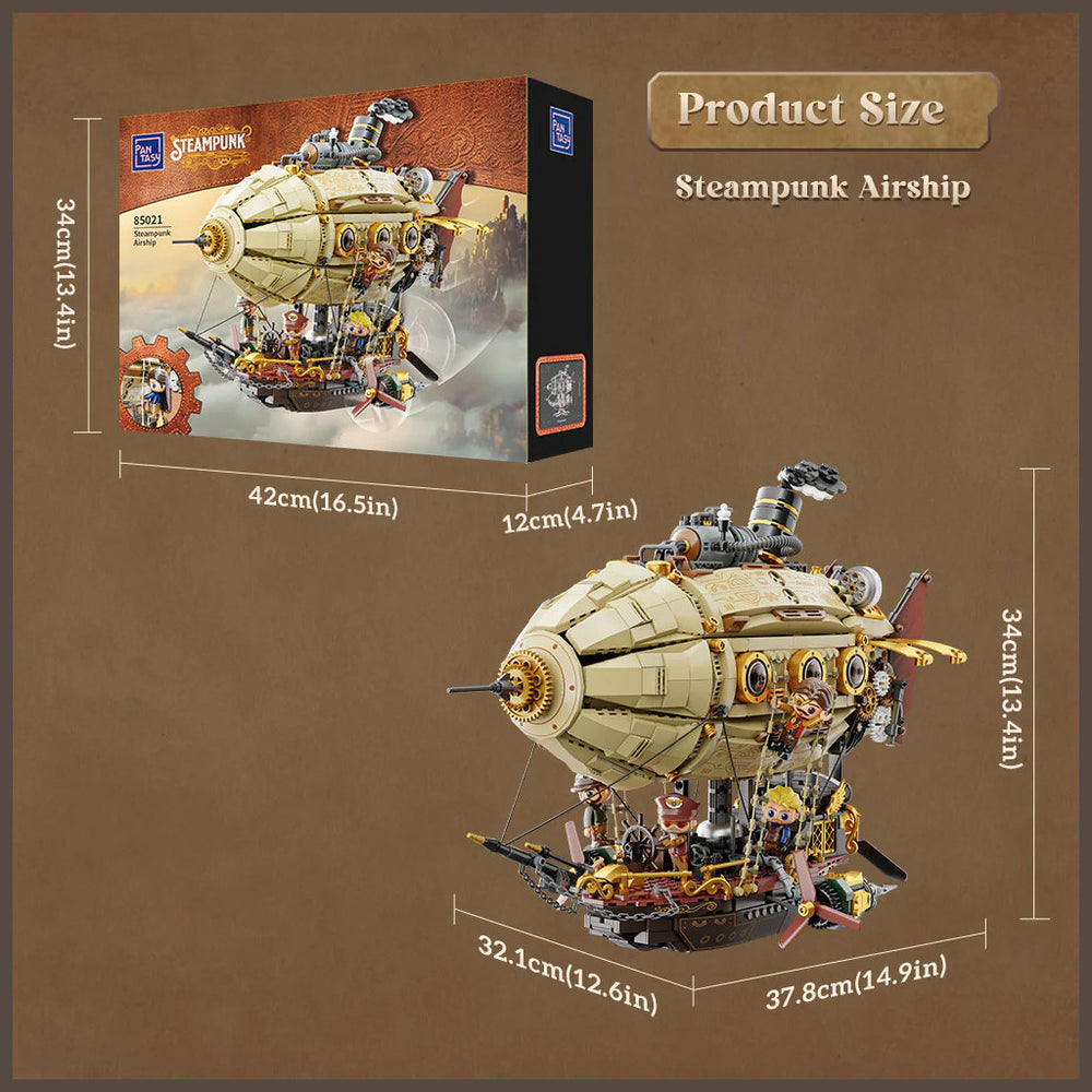 Pantasy Steampunk Airship - 1949pcs PA85021