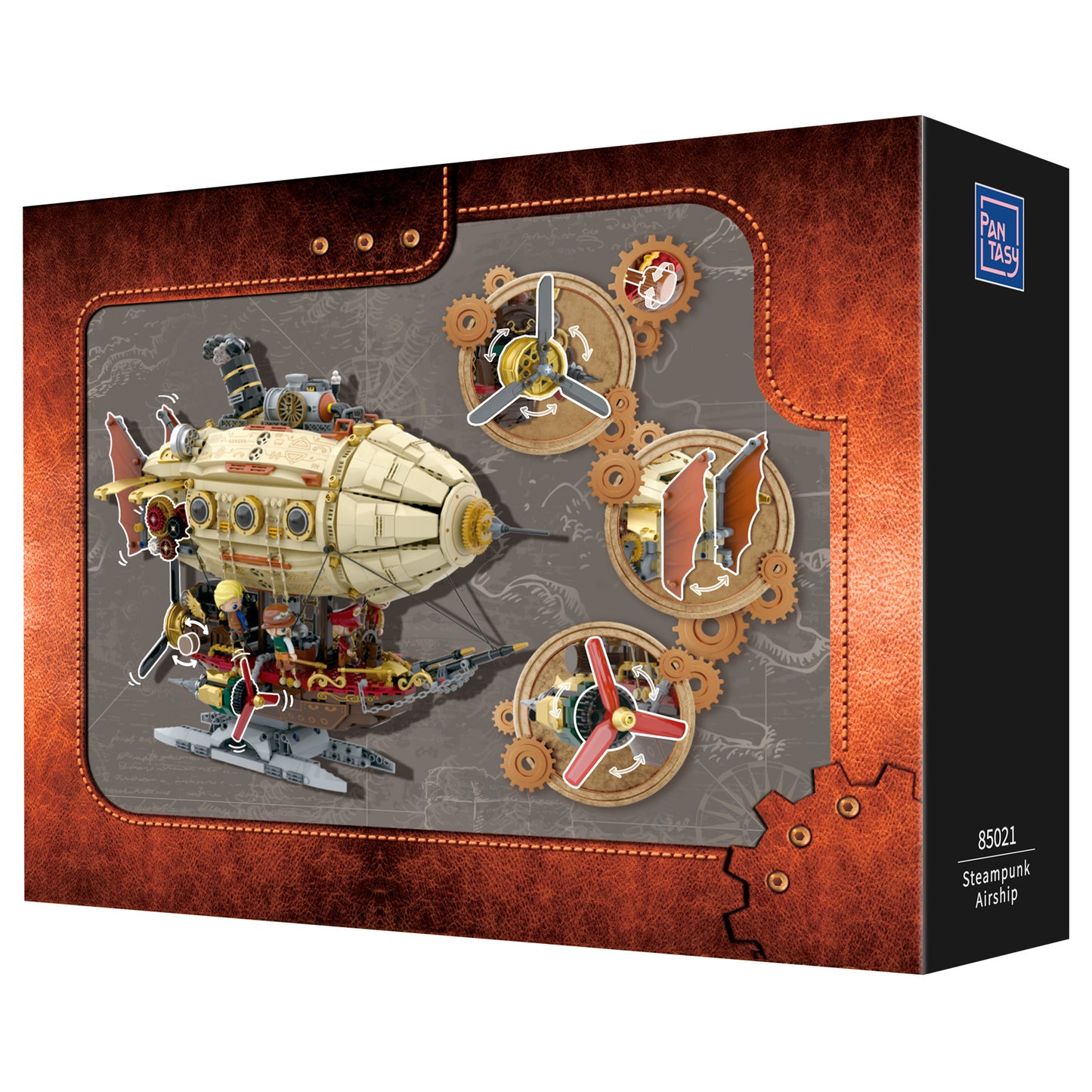 Pantasy Steampunk Airship - 1949pcs PA85021
