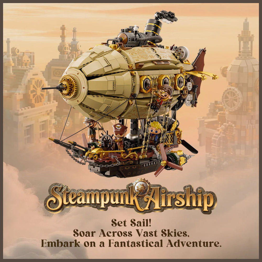Pantasy Steampunk Airship - 1949pcs PA85021