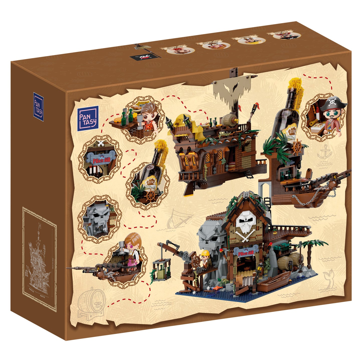 Pantasy The Pirates Pub Ship Building - 2814pcs PA85022