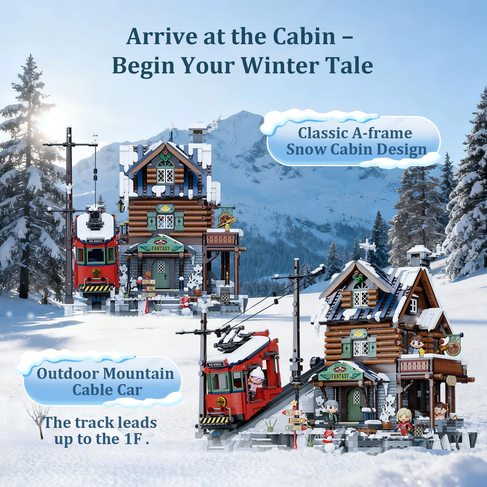 Pantasy Mountain Summit Ski Cabin - 3135pcs PA85033