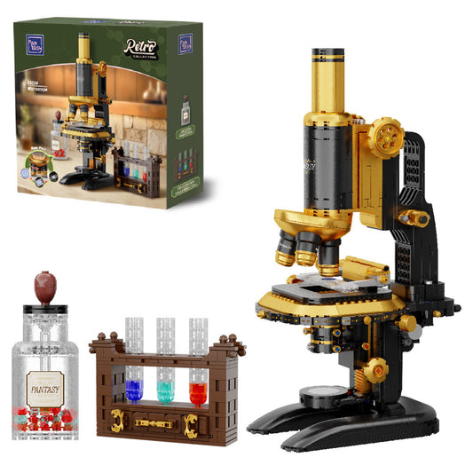 Pantasy Retro Microscope with Accessories Set - 1107pcs PA85034