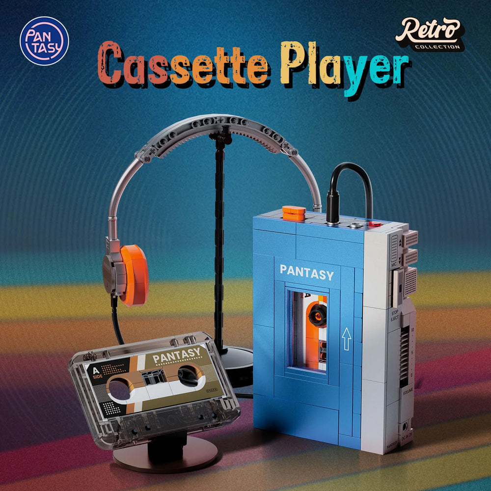 Pantasy Retro Tape Cassette Player - 569pcs PA85039