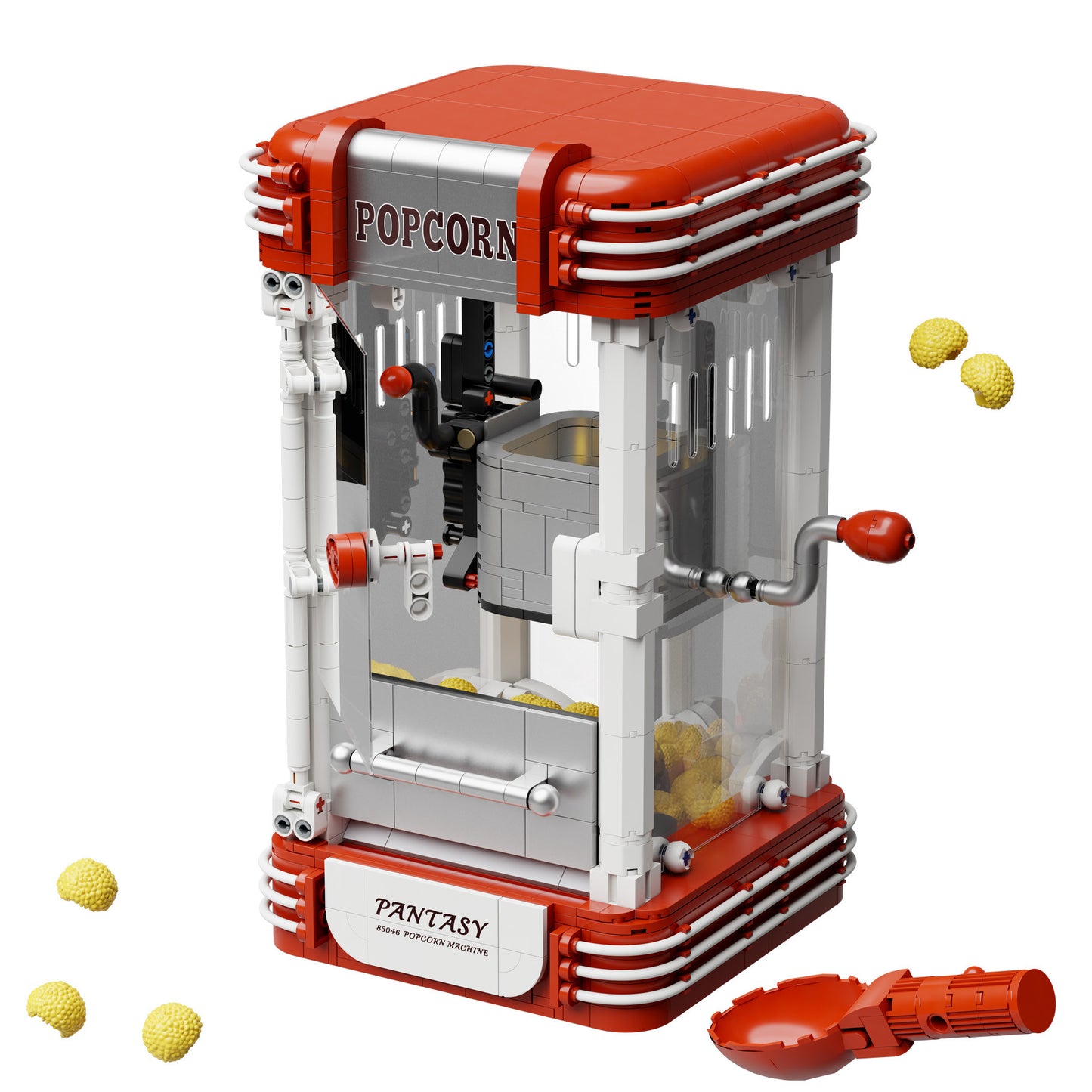 Pantasy Retro Popcorn Maker Machine - 1201pcs PA85046