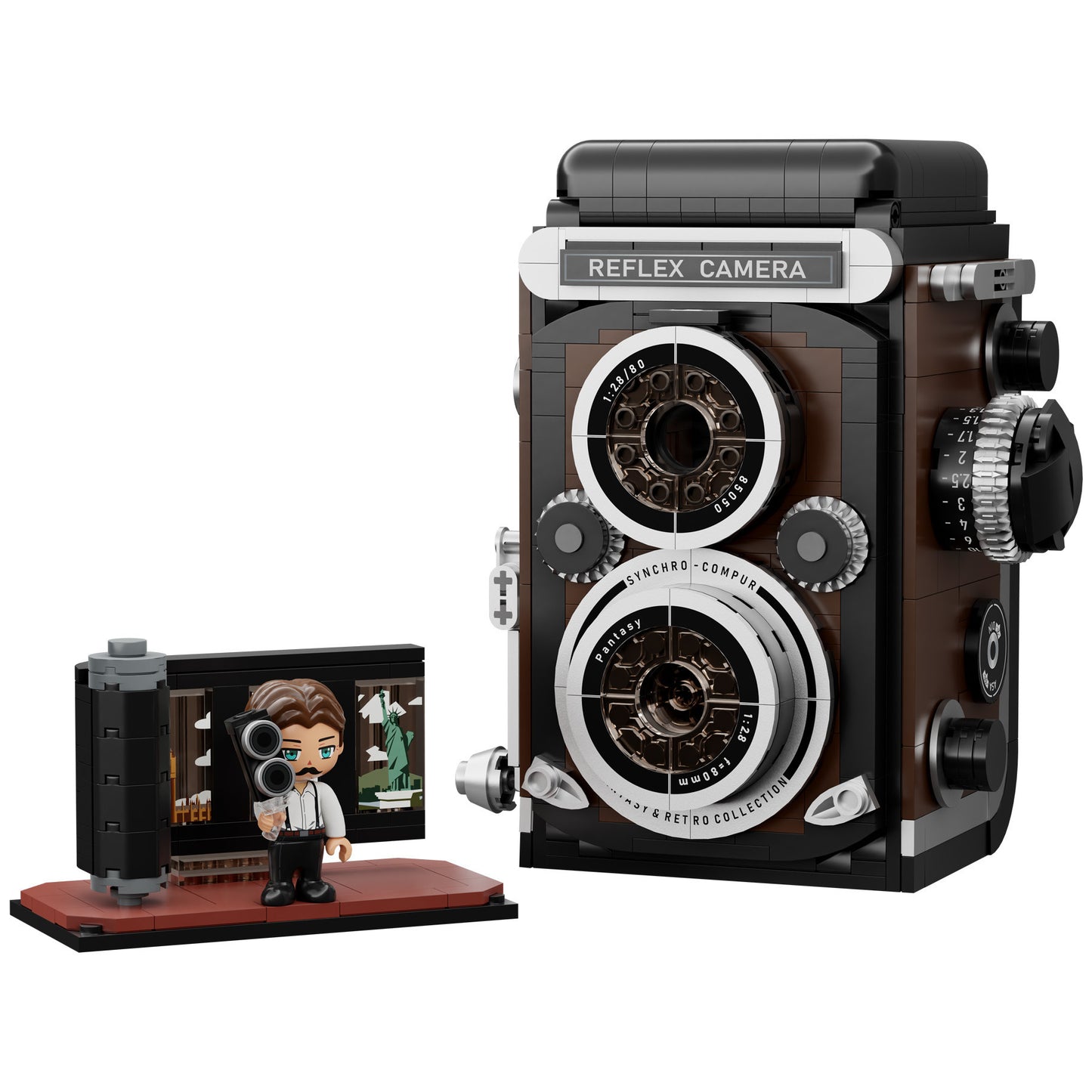 Pantasy Retro Twin Lens Reflex Camera - 793pcs PA85050