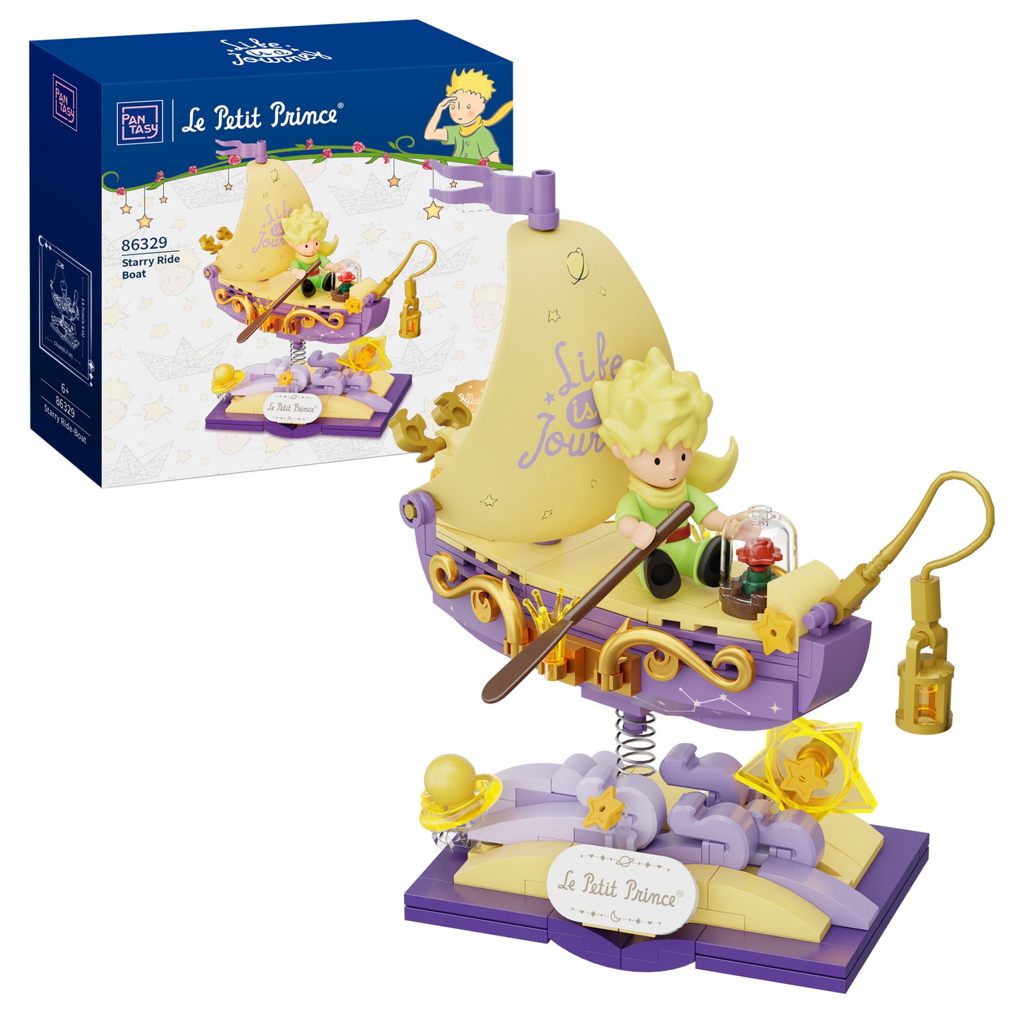 Pantasy Le Petit Prince: Starry Ride Boat - 114pcs PA86329