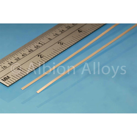 Albion Alloys PB1M Phosphor Bronze Strip 1mm x 0.135mm