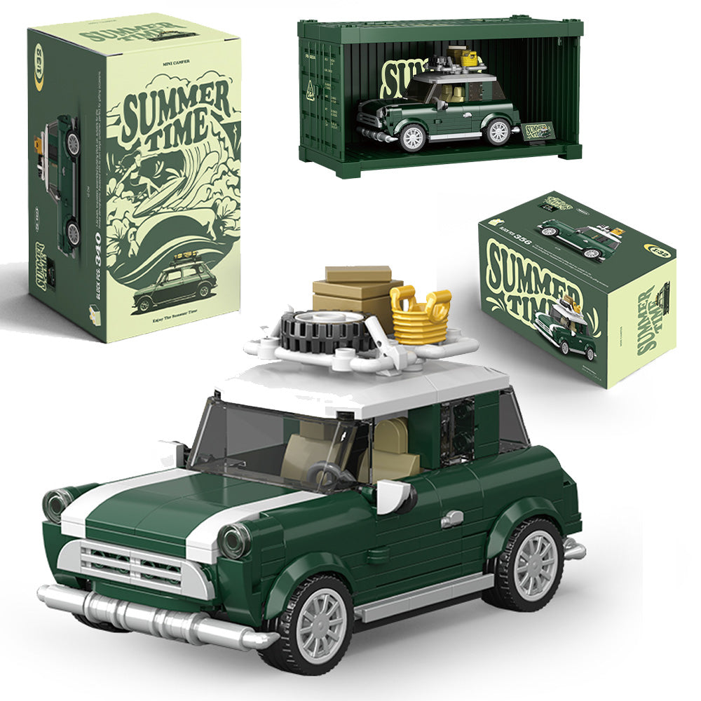 PowerBuild British Classic Camper Brick Model 356pcs