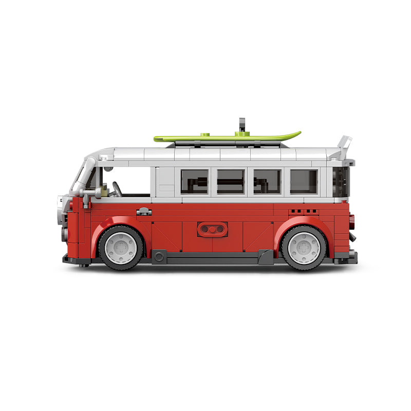 PowerBuild Classic Surf Camper Brick Model 456pcs