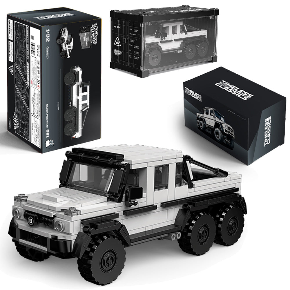 PowerBuild German 6x6 Off-Roader Brick Model 581pcs