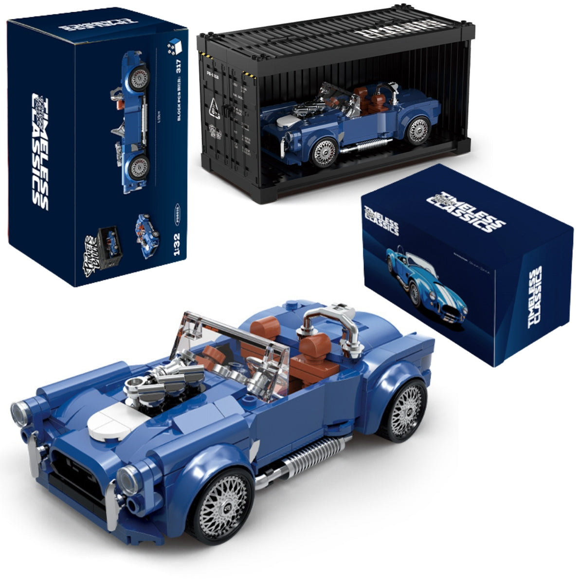 PowerBuild 60s Roadster 427 Brick Model 317pcs