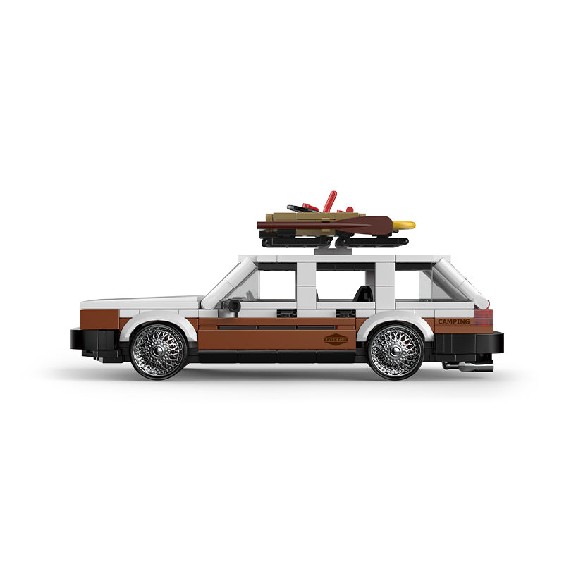 PowerBuild 80s German Wagon Sleeper Brick Model 457pcs