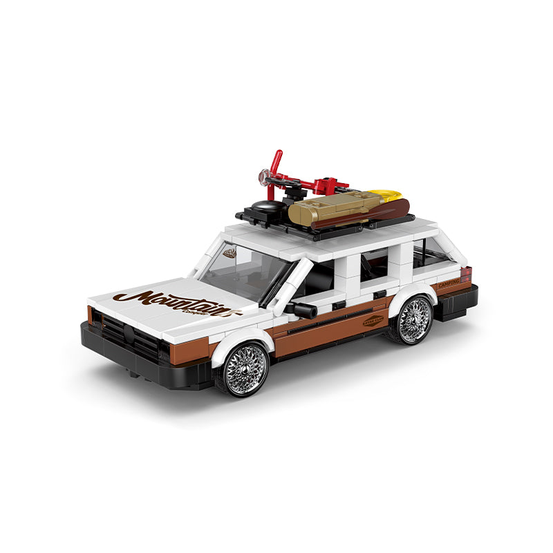 PowerBuild 80s German Wagon Sleeper Brick Model 457pcs