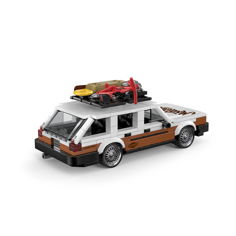 PowerBuild 80s German Wagon Sleeper Brick Model 457pcs