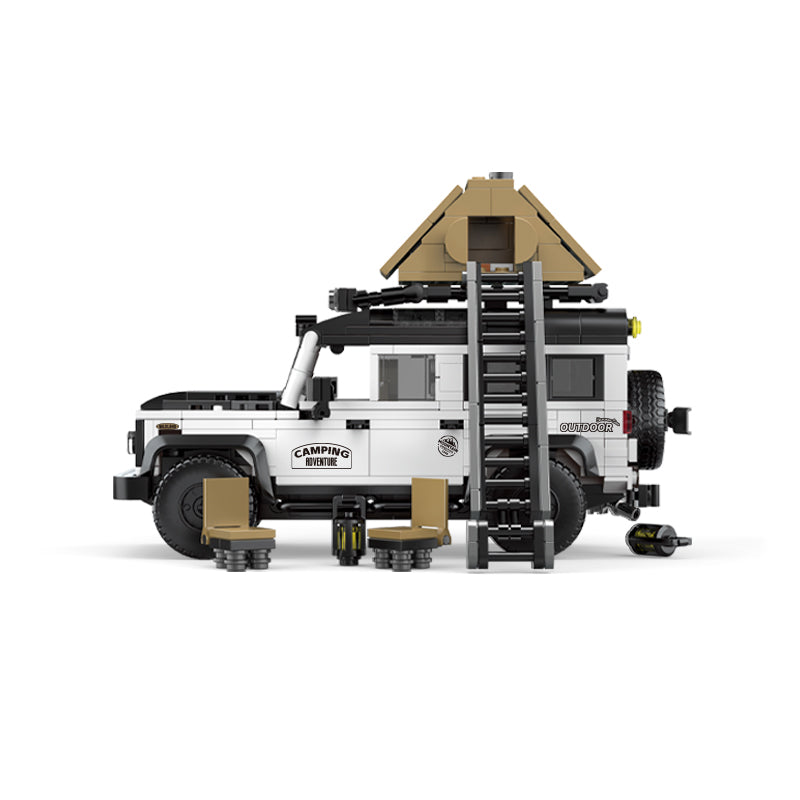 PowerBuild British Camper Off‑Roader Brick Model 676pcs