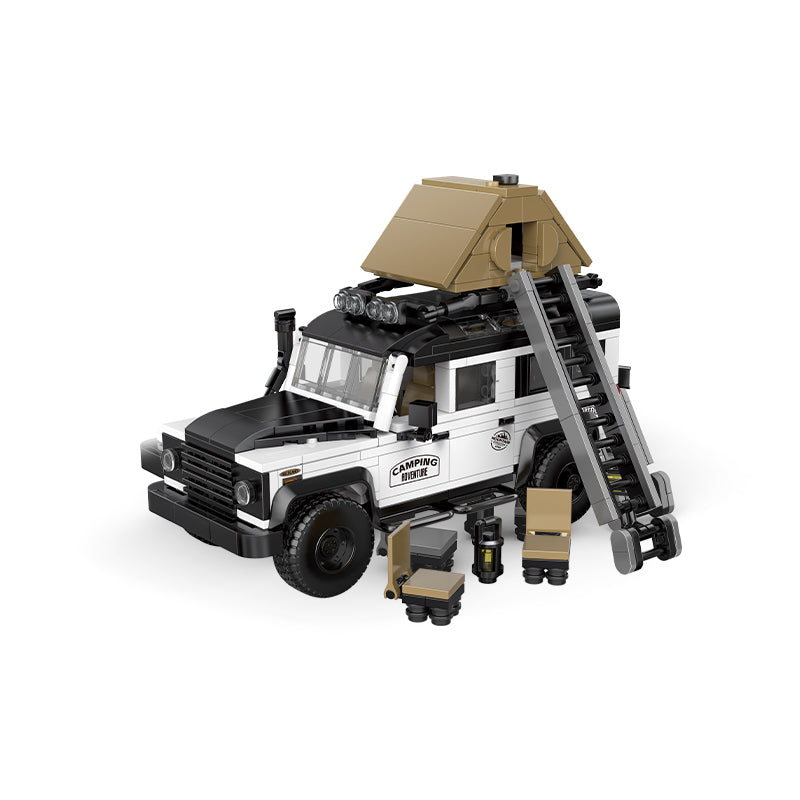 PowerBuild British Camper Off‑Roader Brick Model 676pcs
