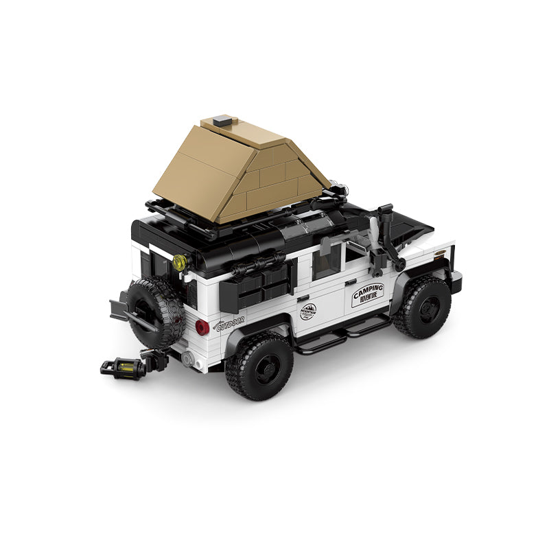 PowerBuild British Camper Off‑Roader Brick Model 676pcs