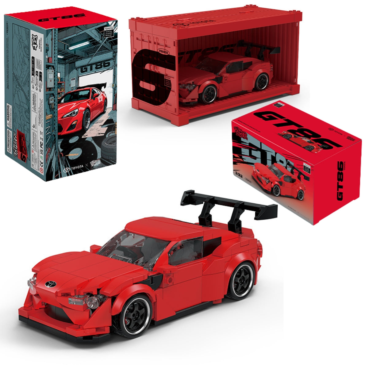 PowerBuild Toyota GT86 Brick Model 417pcs