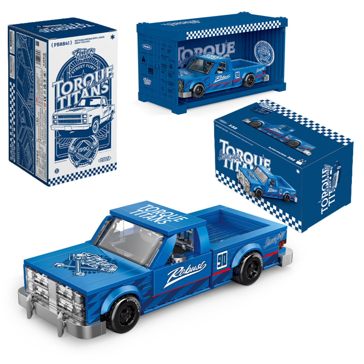 PowerBuild 1990 Street Fury Brick Model 392pcs