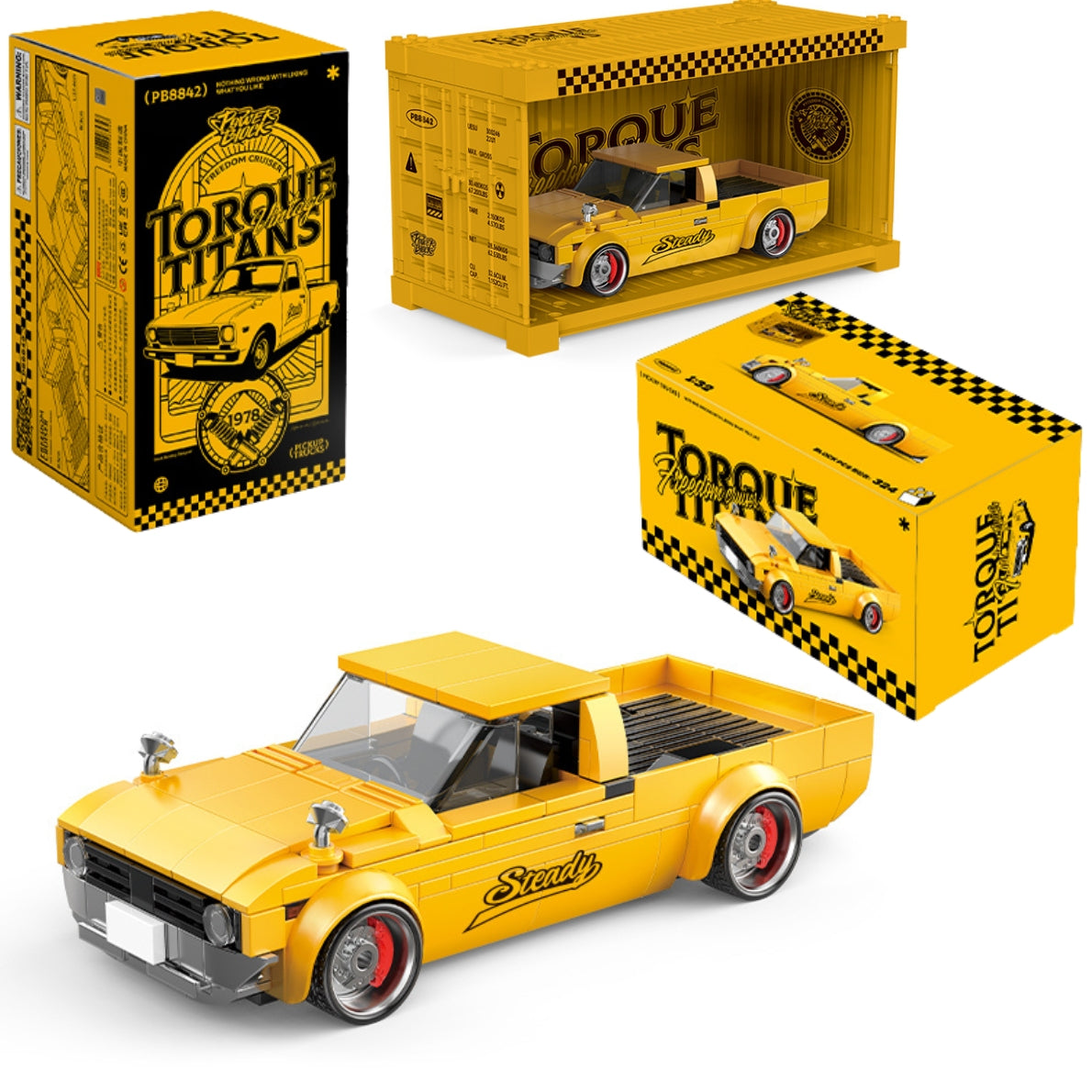 PowerBuild 1978 Freedom Cruiser Brick Model 324pcs