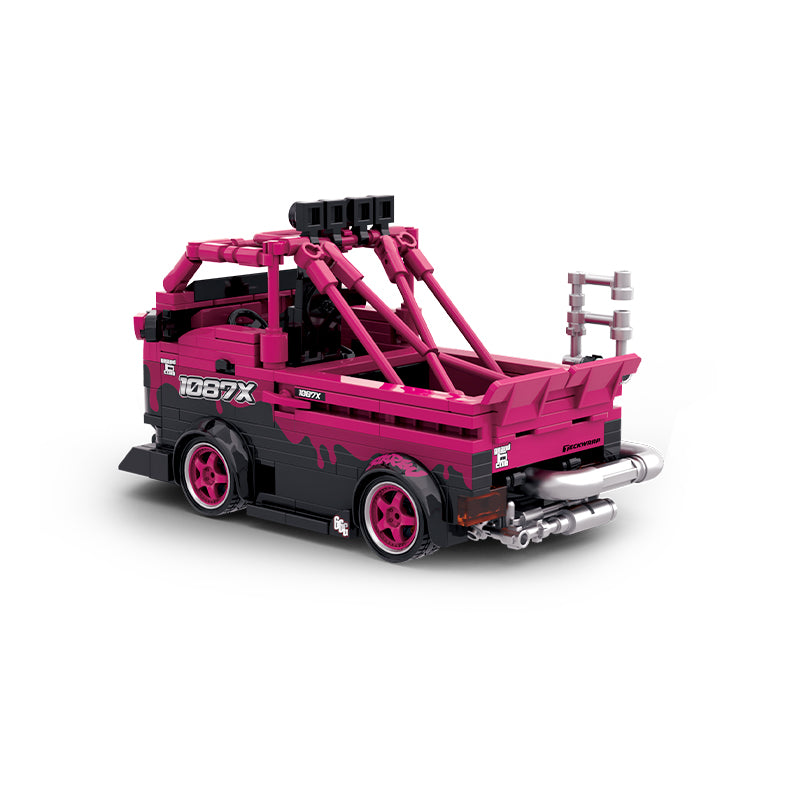 PowerBuild 1087x Drift Team Repair Truck Brick Model 472pcs