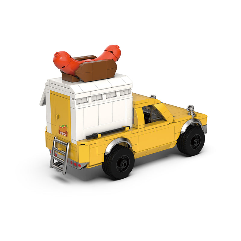 PowerBuild ShibaComing Hot Dog Truck Brick Model 682pcs