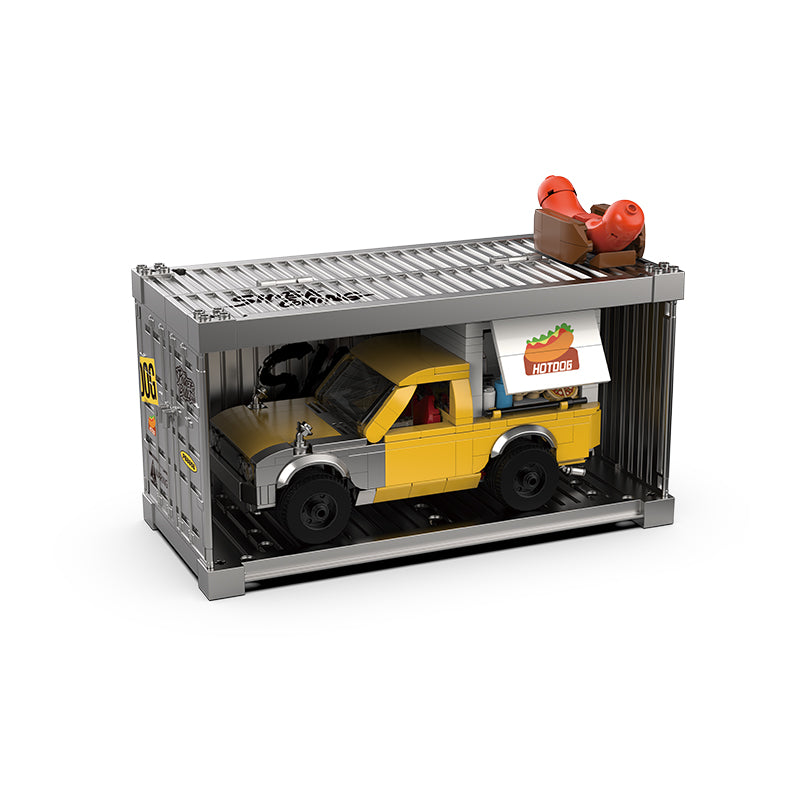 PowerBuild ShibaComing Hot Dog Truck Brick Model 682pcs