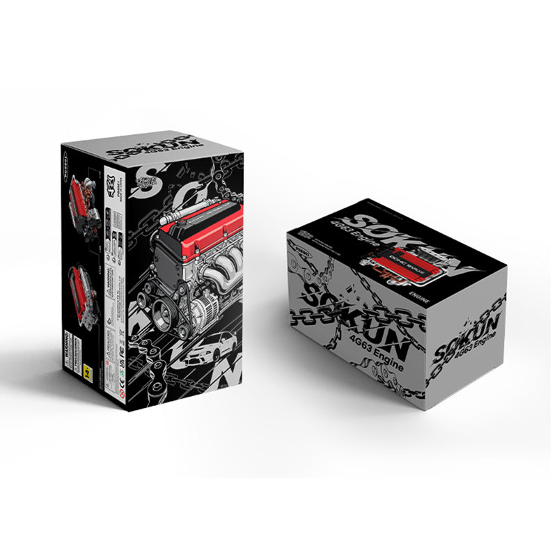 PowerBuild 4G63 Engine Brick Model 1348pcs