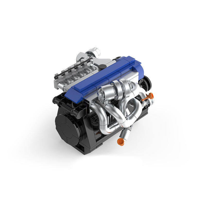PowerBuild 2JZ-GTE Mini Engine Brick Model 350pcs