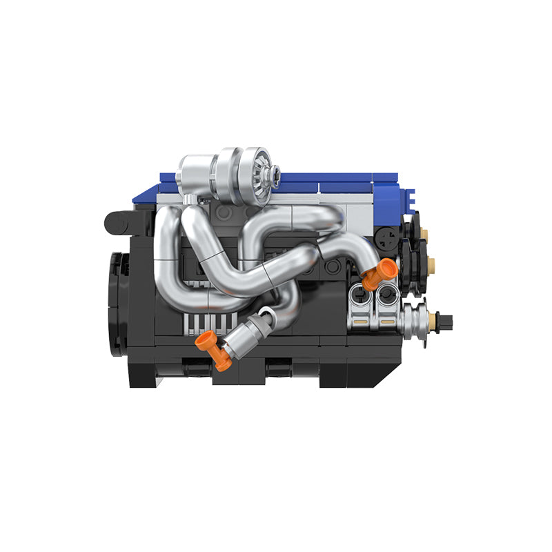 PowerBuild 2JZ-GTE Mini Engine Brick Model 350pcs