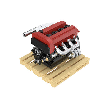 PowerBuild 4G63 Mini Engine Brick Model 350pcs