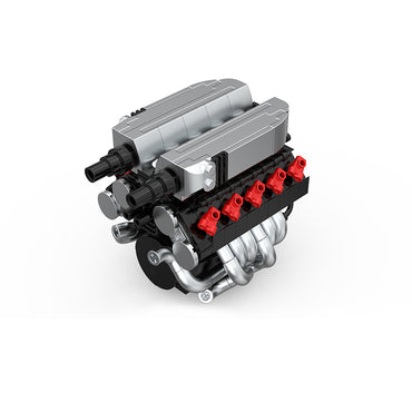 PowerBuild R8 V10 Mini Engine Brick Model 350pcs